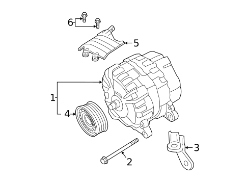 Alternator for 2016 Porsche Panamera #1