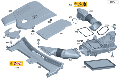 Air Intake for 2019 Mercedes-Benz C 300 #0