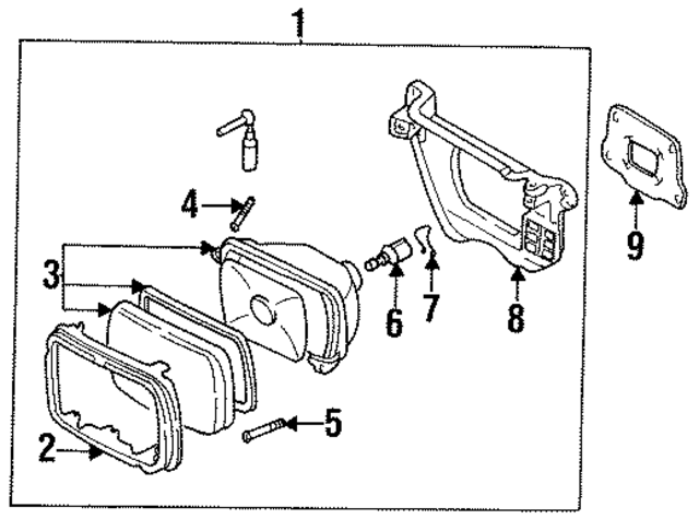 33115SB3681AH - : Headlight Bulb for Honda Image
