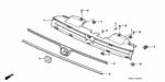 90125SN7G00 - Interior/Bumper: SCREW, TAPPING (5X16) for Honda Image