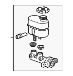 19209189 - Body: Master Cylinder for Chevrolet: Express 2500, Express 3500, Silverado 2500 HD, Silverado 3500 HD, Suburban 1500, Suburban 2500 | GMC: Savana 2500, Savana 3500, Sierra 2500 HD, Sierra 3500 HD, Yukon XL 1500, Yukon XL 2500 Image