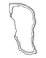 24575243 - Engine: Front Cover Gasket for Buick: Skylark | Chevrolet: Cavalier, Malibu | Oldsmobile: Achieva, Alero | Pontiac: Grand Am, Sunfire Image