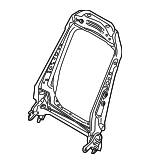 52107366340 - Body: Seat Back Frame for Mini Image