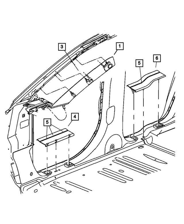 TW32TL2AD - : Scuff Panel, Right for Mopar Image