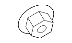 WHT005819 - Suspension: Upper Control Arm Lock Nut for Porsche Image