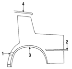 4440140 - Body: Molding for Mopar Image