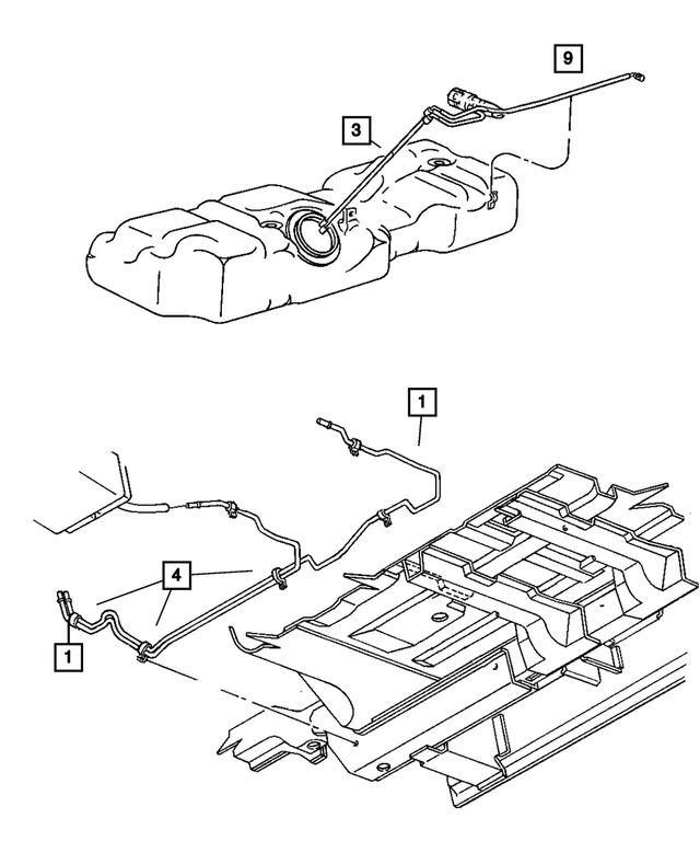 4881601AC - Fuel: Fuel Vapor Tube for Mopar Image