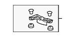 4459048240 - Electrical: Upper Bracket for Lexus: RX450h, RX450hL Image
