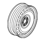 8W0601025EQ - Tire &amp; Wheel: Wheel for Audi Image