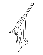 4E0810081 - Body: Hinge Pillar Reinforced for Audi Image