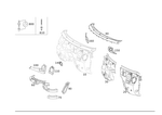 2116202608 - Cowl, Front Panel: Firewall for Mercedes-Benz Image