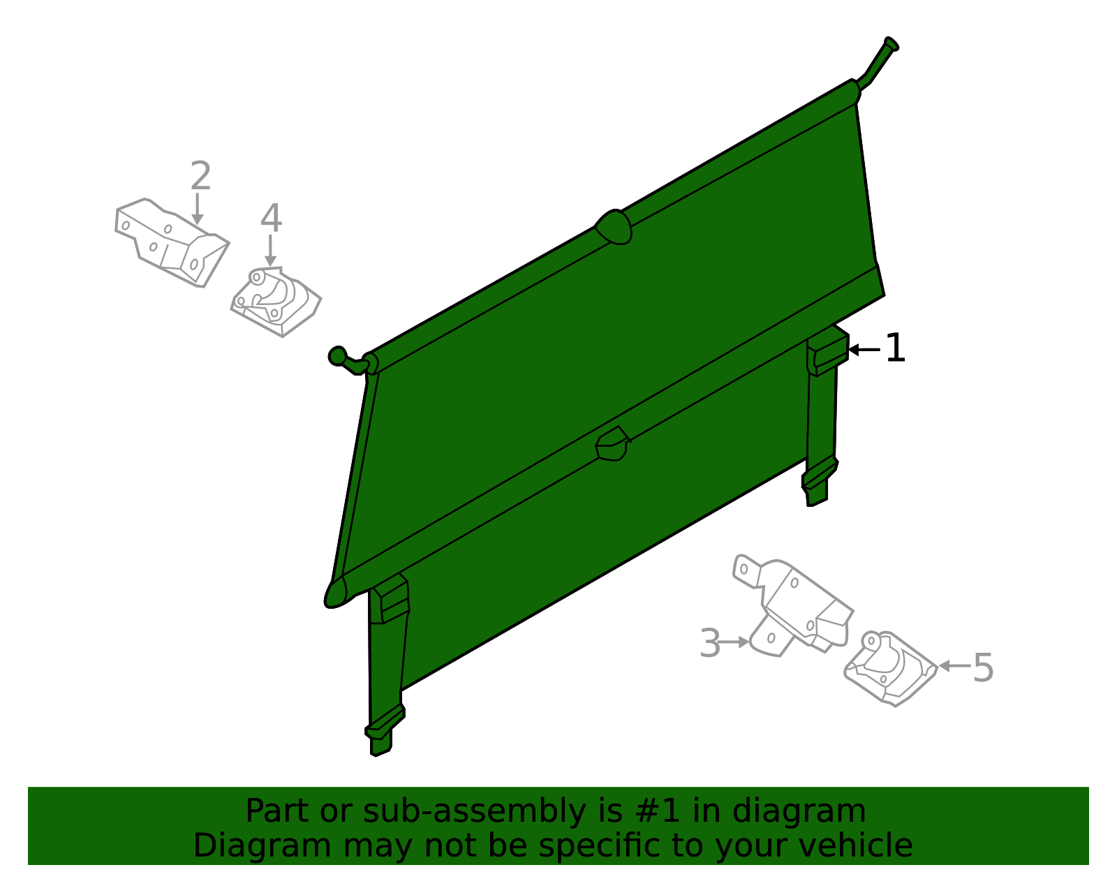 51-47-2-990-745 - Luggage Cover - 2013-2015 BMW X1 | Buy BMW Parts Now