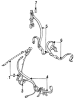 MR219894 - Electrical: Rail Assembly for Dodge: Colt Image