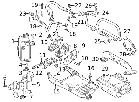 Condenser, Compressor & Lines for 2023 BMW iX #0
