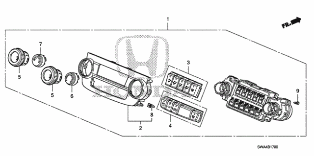 Heater Control for 2007 Honda CR-V #0