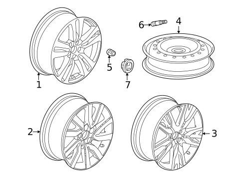 Wheels for 2022 Honda Pilot #0