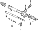 E45Y3A130A - Steering: Outer Tie Rod for Lincoln: Continental, Mark VII, Town Car Image