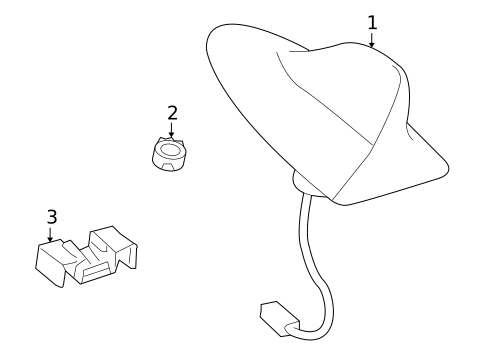 Communication System Components for 2009 Lexus LX570 #0