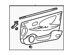 8230138171VU - : 1999-2001 Hyundai Sonata - Door Trim Panel for Hyundai: Sonata Image