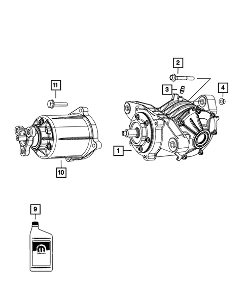 Rear Axle Assembly for 2009 Dodge Journey #0