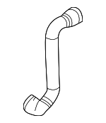 C2P24290 - Cooling System: Outlet Hose for Jaguar: F-Type, XKR, XKR-S Image