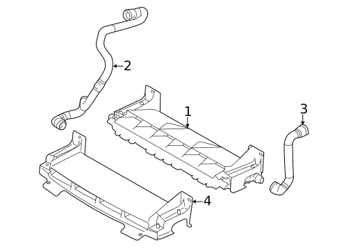 Intercooler for 2020 Jaguar F-Type #1