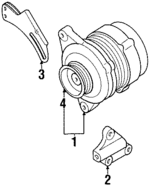 231004B400R - : Alternator for Nissan: 200SX, Sentra Image