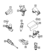 68194618AA - Electrical: Sensor Shield for Chrysler: 200 | Dodge: Dart | Fiat: 500X | Jeep: Cherokee, Compass, Renegade | Ram: ProMaster City Image
