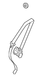 31675111 - Electrical: Center Seat Belt for Volvo Image