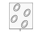 971698313 - Brakes: Caliper Assembly Seal Kit for Audi Image