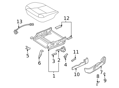 Tracks & Components for 2004 Saab 9-5 #1