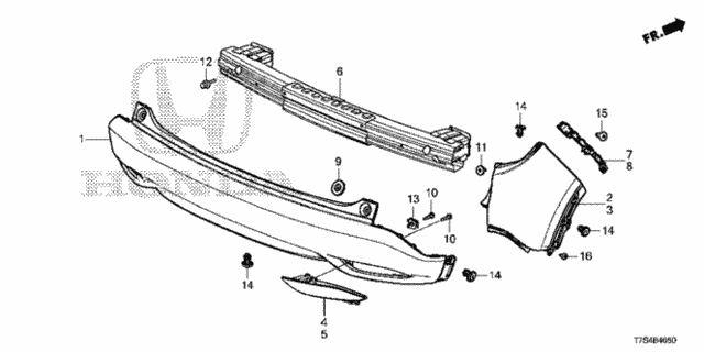Rear Bumper for 2019 Honda HR-V #0