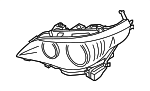 63127045696 - Electrical: Headlamp Assembly for BMW: 528i, 528i xDrive, 528xi, 535i, 535i GT, 535i xDrive, 535xi, 550i, M5 Image