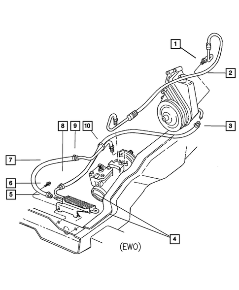 Power Steering Hoses for 2001 Dodge Ram 2500 #0