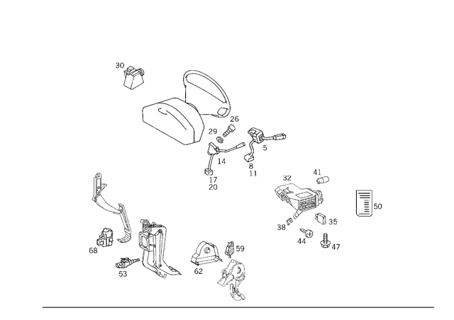 175450828 - Electrical Equipment and Instruments: Plug Housing for Mercedes-Benz Image image