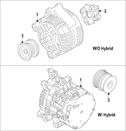 Alternator for 2021 Volvo XC60 #0