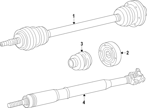 Propeller Shaft for 2020 Porsche 911 #0