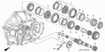 23261PPP000 - Transmission - Manual: SHAFT, REVERSE GEAR for Honda Image