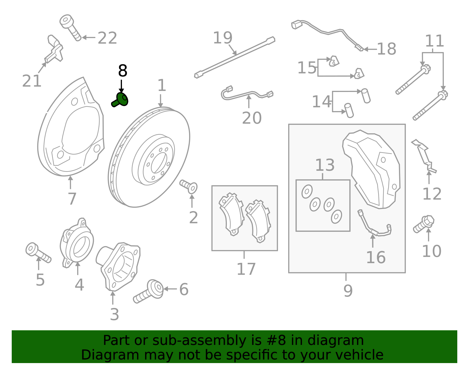 Splash Shield Bolt - Porsche (N-107-414-02)