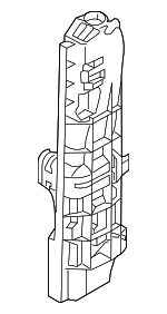 17107524912 - Cooling System: Radiator Bracket for BMW: 1 Series M, 128i, 135i, 135is, 325i, 325xi, 328i, 328i xDrive, 328xi, 330i, 330xi, 335d, 335i, 335i xDrive, 335is, 335xi, M3, X1, Z4 Image