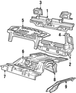 MB593036 - Body: Rear Body Panel for Mitsubishi Image