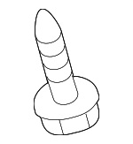 998650516 - Body: Steering Column Cover Screw for Mazda Image