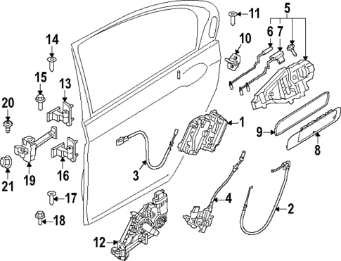 Rear Door for 2024 BMW i7 #1