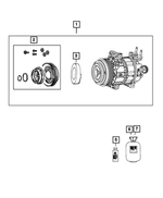68245083AA - Air Conditioners and Heaters: Air Conditioning Compressor for Mopar Image