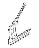 971810007YGRV - Body: Inner Hinge Pillar for Porsche Image