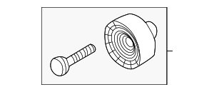 6M260938J - Cooling System: Accessory Drive Belt Idler Pulley for Audi Image