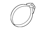 17315RAAA00 - : Clamp for Honda: Accord, CR-V, CR-Z, Fit, Insight Image