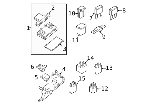 Relays for 2021 Ford Edge #0