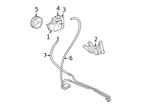 Pump & Hoses for 2000 Buick Park Avenue #0