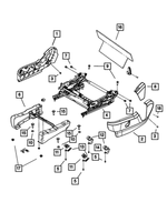 1JB18HL5AA - Interior Trim: Driver Inboard Shield for Mopar Image